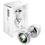 Plug Anal Anni Rond Argent & Noir 25 mm Diogol 72684