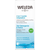 Lotion visage Weleda Agua de Hamamelis Nettoyant 2 en 1 (100 ml)