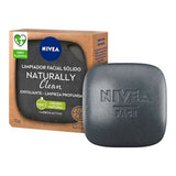Nettoyant visage Naturally Clean Nivea Solide Exfoliant Charbon actif (75 g)