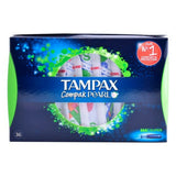 Tampons Super Pearl Compak Tampax Tampax Pearl Compak (36 uds) (36 Unités)