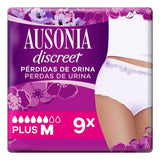 Compresses pour Incontinence Ausonia Discreet Boutique Moyen (9 uds)