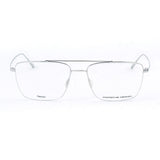 Monture de Lunettes Homme Porsche Design P8381-C-57 ø 57 mm Argenté