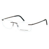 Monture de Lunettes Homme Porsche Design P8321-B-55 ø 55 mm Gris