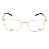 Monture de Lunettes Homme Porsche P8333-B Doré (ø 53 mm)