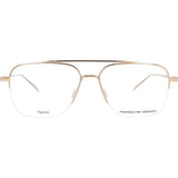 Monture de Lunettes Homme Porsche Design P8359-B-56 ø 56 mm Doré