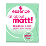 Papier matifiant Essence All About (50 uds)