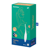 Vibrateur Clitoridien Courbe Satisfyer Blanc
