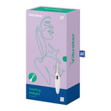 Vibrateur Clitoridien Courbe Satisfyer Blanc
