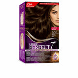 Teinture permanente Wella Color Perfect 7 Nº 4/0 Cheveux gris 60 ml Châtain Moyen