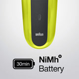 Rasoio elettrico Braun 300BT Giallo