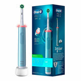 Brosse à dents électrique Oral-B Pro 3 Bleu (2 Unités)