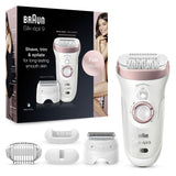 Épilateur électrique Braun 9 Wet & Dry