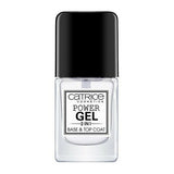 vernis à ongles Power Gel 2 in 1 Base and Top Coat Catrice (10,5 ml) (10,5 ml)