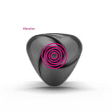 Diamant Soie Vibrant Noir Mystim Hearts Desire eStim