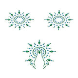 Bleu et Vert Flamboyant Mystim 46656 Turquoise (3 pcs)