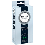 Préservatifs Mister Size Extrafins (47 mm)