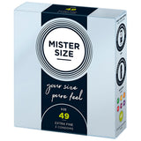 Préservatifs Mister Size Extrafins (49 mm)