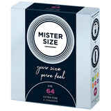 Préservatifs Mister Size Extrafins (64 mm)
