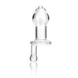 Plug anal en verre avec manivelle (12,7 cm) Glas E25399