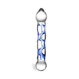 Gode Full Tip Textured Glas 05600