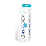 Gode Full Tip Textured Glas 05600