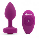 Plug Anal B-Vibe Vibrating Jewel S/M Pink Ruby Taille S/M