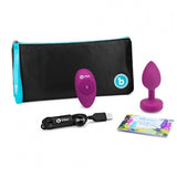 Plug Anal B-Vibe Vibrating Jewel S/M Pink Ruby Taille S/M