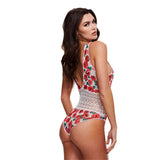 Body Baci Lingerie Floral & Lace Blanc