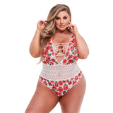 Body Baci Lingerie Floral & Lace Blanc
