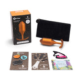 Plug Anal B-Vibe Snug Plug 4 Sunburst Orange