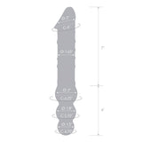 Dildo Glas Ended Anal Beads