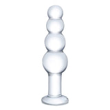 Dildo Glas Beaded 