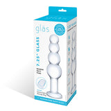Dildo Glas Beaded 