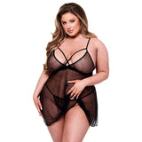 Unterwäsche-Set Baci Lingerie Babydoll & G-string 2 Stücke