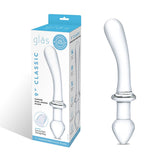 Double Penetration Stroker Masturbator mit doppelter Öffnung (Anus und Schamlippenform) Glas Classic Curved