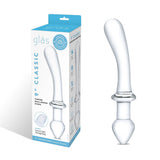 Double Penetration Stroker Masturbator mit doppelter Öffnung (Anus und Schamlippenform) Glas Classic Curved