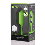 Plug Anal B-Vibe 3 Neongrün