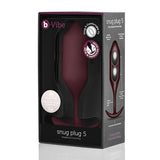 Plug Anale B-Vibe 5 Rosso Granato