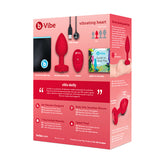 Vibromasseur B-Vibe  Heart  Rouge