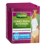 Protecteur pour Incontinence Depend (9 uds)