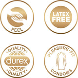 Préservatifs Durex Nude Sans latex 10 Unités