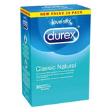 Préservatifs Naturels Classiques 20 unités Durex