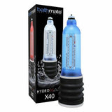 Pompa per Pene Hydromax X40 Blu Acqua Bathmate Hydromax x40 Azzurro