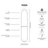 Vibromasseur Love not War  Maya Grey