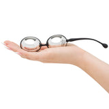 Boules d'Orgasme Fifty Shades of Grey  Inner Goddess Noir/Argenté Silicone/ABS