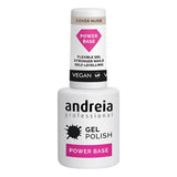 Vernis à Ongles Semi-permanent Gel Polish Power Base Andreia Professional Gel Nude 105 ml (10,5 ml)