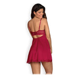 Nuisette & String Rosalyne Obsessive Rouge