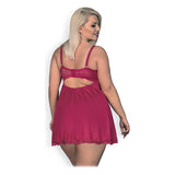 Nuisette & String Rosalyne Obsessive Rouge