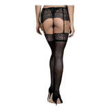 Collants noirs en dentelle Chiccanta Obsessive