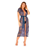 Baby doll Obsessive Flowlace  Blu elettrico